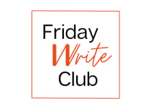 Tile with the words, Friday Write Club