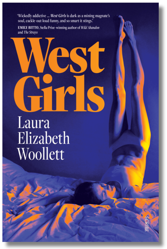 Cover of Laura Elizabeth Woollett's novel in stories 'West Girls'.