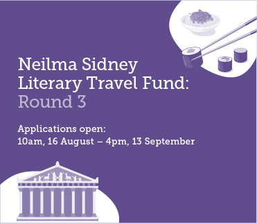 The Neilma Sidney Literary Travel Fund: Round 3